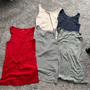 5 L/XL Maternity Tank Tops
